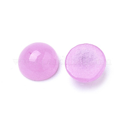 Natural White Jade Cabochons&nbsp;G-R416-6mm-04