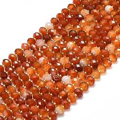 Natural Banded Agate Beads Strands&nbsp;G-P573-A11-01