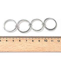 Brass Micro Pave Cubic Zirconia Finger Rings&nbsp;RJEW-P166-12P