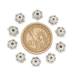 Tibetan Style Alloy Flower Bell Filigree Bead Caps&nbsp;X-TIBEB-O005-02