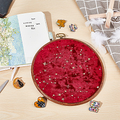 Galaxy Enamel Pin Hoop&nbsp;FIND-WH0260-64E