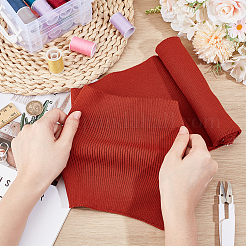 Polyester Ribbing Fabric&nbsp;DIY-WH0504-411C