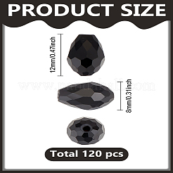 2 Strands Crystal Glass Beads Strands&nbsp;GLAA-LP0001-10