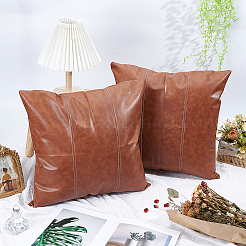 Square Imitation Leather Pillow Case&nbsp;AJEW-WH20006-406B