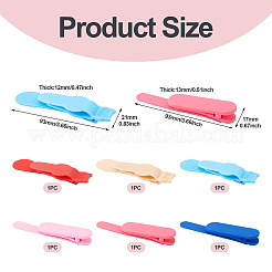 6Pcs 6 Styles Plastic Bookmark Clip&nbsp;AJEW-TA0002-02