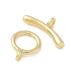 Brass Toggle Clasps&nbsp;KK-CBAFC6C-07I-G