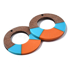 Resin & Walnut Wood Pendants&nbsp;RESI-S389-068A-A04