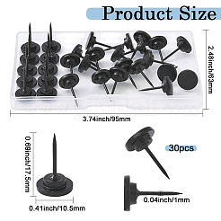 30Pcs Zinc Alloy Drawing Pins&nbsp;FIND-WH20033-036EB