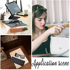 5Pcs 5 Colors Rectangle PU Leather Eyelasses Case&nbsp;AJEW-CN0005-39