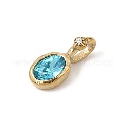 Birthstone Glass Pendants&nbsp;GL-CBA6A9C-01G-K