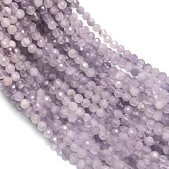Natural Lavender Amethyst Beads Strands&nbsp;G-O166-28-4mm-01