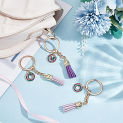 Alloy Colorful Rhinestone Keychain&nbsp;KEYC-WR0001-24
