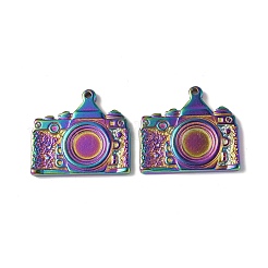 Ion Plating(IP) 304 Stainless Steel Pendant Cabochon Settings&nbsp;STAS-I694-17MC