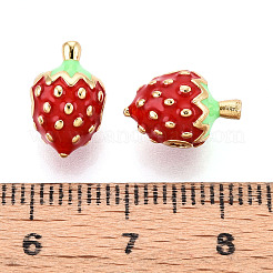 Brass Enamel Charms&nbsp;KK-N265-02G