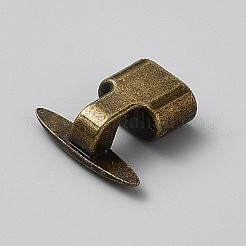 Alloy T Bar Hook Clasps&nbsp;FIND-WH0173-558AB