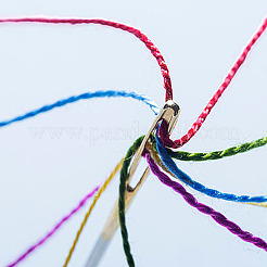 10 Rolls 10 Colors Polyester Braided Cords&nbsp;OCOR-GO0001-02