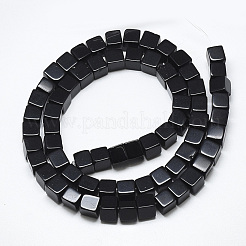 Natural Black Stone Beads Strands&nbsp;G-S357-G23