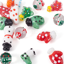 14Pcs Glass Beads&nbsp;LAMP-TA0002-07