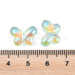 AB Color Plated Transparent Glass Beads&nbsp;GLAA-Z020-01D
