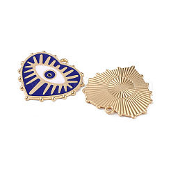 Rack Plating Alloy Enamel Pendants&nbsp;ENAM-K067-05E