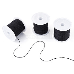 3 Rolls 3 Styles Round Nylon Braided Cord&nbsp;NWIR-TADJ0001-03D