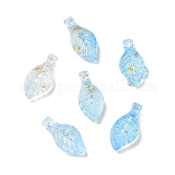Transparent Acrylic and Gold Foil Pendants&nbsp;AC-CBAF9C1-04A-10