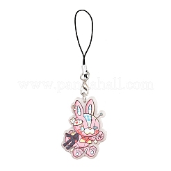 Acrylic Pendant Mobile Straps&nbsp;HJEW-SW00045