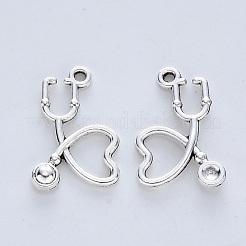 Tibetan Style Alloy Pendants&nbsp;X-TIBE-R316-086AS-RS