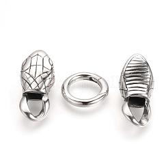 304 Stainless Steel Spring Gate Rings&nbsp;STAS-Q209-31