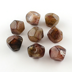 Imitation Gemstone Acrylic Beads&nbsp;OACR-R034-M