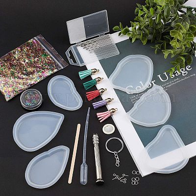 DIY Keychain Silicone Molds Making Kits&nbsp;DIY-OC0002-99-1