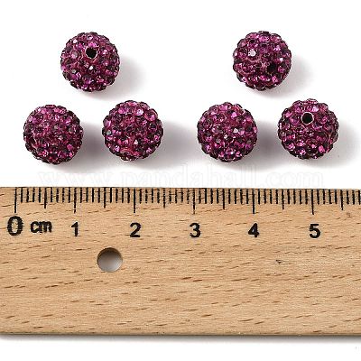 Pave Disco Ball Beads&nbsp;RB-H258-10MM-502-1