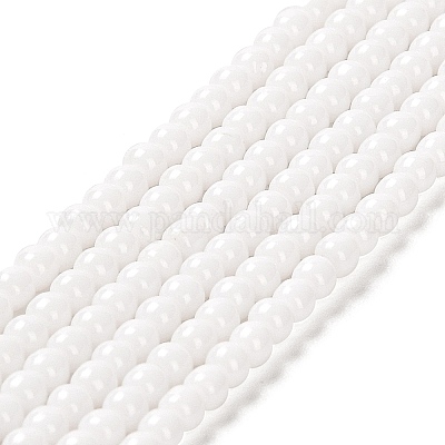 Imitation Jade Glass Beads Strands&nbsp;GLAA-K062-A01-08-1