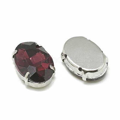 Sew on Rhinestone&nbsp;RGLA-T091-13x18mm-18P-1