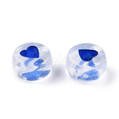 Transparent Acrylic Enamel Beads&nbsp;MACR-N008-60G-1