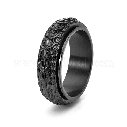 Rotatable Stainless Steel Finger Ring PW-WG50513-19-1