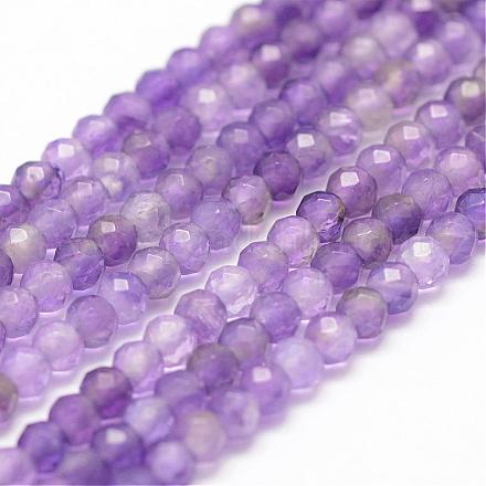 Natural Amethyst Beads Strands&nbsp;G-F460-50-1