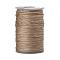 Waxed Polyester Cord, 6-Ply, Camel, 0.55mm, about 38.27 yards(35m)/roll