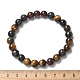 Natural Tiger Eye Bead Stretch Bracelets&nbsp;BJEW-K212-B-005-8