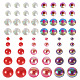 Half Round ABS Plastic Cabochons&nbsp;FIND-TAC0038-08E-1