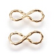 Brass Links connectors&nbsp;KK-O119-20-2