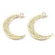 Alloy  2-Loop Link Pendants&nbsp;PALLOY-S121-227-2