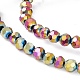 Electroplate Glass Bead Strands&nbsp;X-EGLA-R042-4mm-04-3