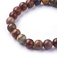 Natural Polychrome Jasper/Picasso Stone/Picasso Jasper Beads Stretch Bracelets&nbsp;BJEW-F380-01-B05-2
