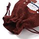 Christmas Theme Jute Cloth Storage Bags&nbsp;ABAG-F010-01A-02-4