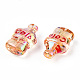 UV Plating Transparent Acrylic Beads&nbsp;PACR-N015-09-2
