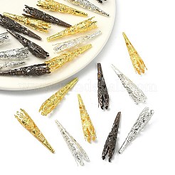 50Pcs 4 Colors Iron Bead Caps&nbsp;IFIN-YW0003-16