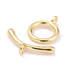Rack Plating Brass Toggle Clasps&nbsp;KK-B036-09G
