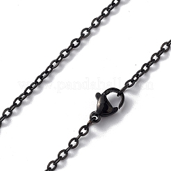 304 Stainless Steel Cable Chain Necklace for Men Women&nbsp;NJEW-K245-024E