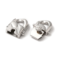 Non-Tarnish 316 Surgical Stainless Steel Twister Clasps&nbsp;STAS-M313-01P-05